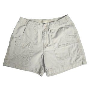 American Eagle Womens Shorts Cargo Khakis Beige Size 4